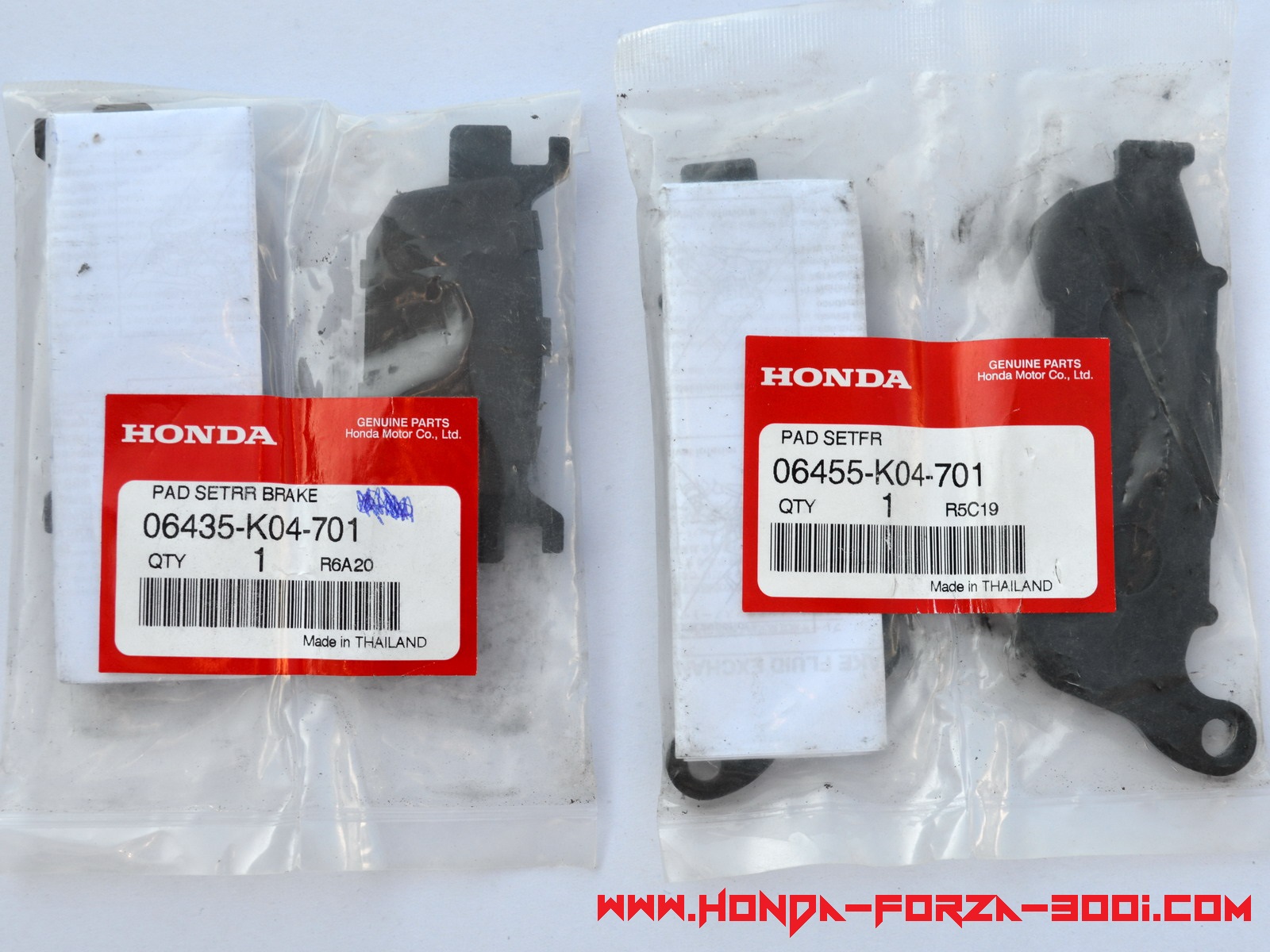 Genuine Honda Forza Nss300 Front Brake Disc Rear Brake Disc Front Brake Pad Rear Brake Pad Total Set